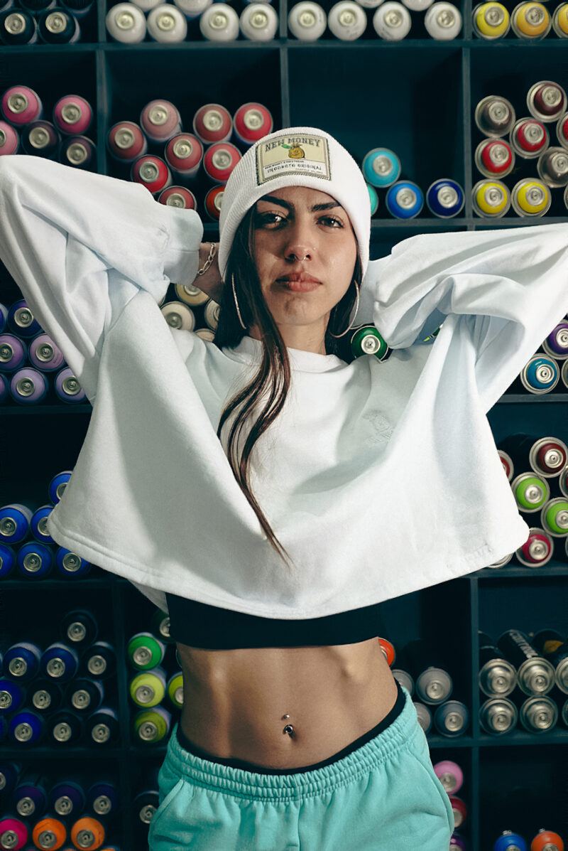 Sudadera Crop
