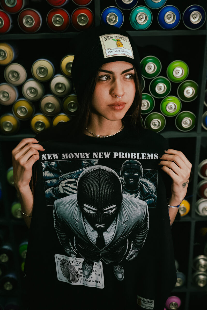 Playera New Money huella